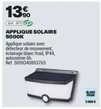 APPLIQUE SOLAIRE 5000K