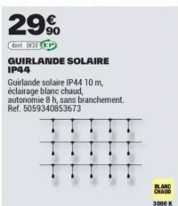 GUIRLANDE SOLAIRE IP44