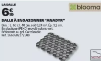 DALLE À ENGAZONNER "ANADYR"