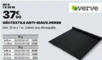 GÉOTEXTILE ANTI-MAUV.HERBE