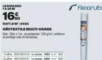 GÉOTEXTILE MULTI-USAGE