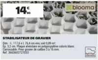 STABILISATEUR DE GRAVIER