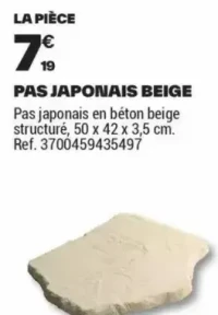 PAS JAPONAIS BEIGE