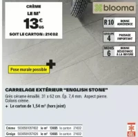 CARRELAGE EXTÉRIEUR "ENGLISH STONE"