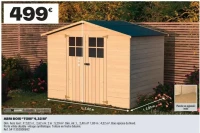 ABRI BOIS "TOM" 4,32 M2