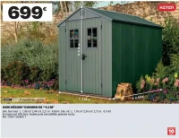 ABRI RÉSINE "DARWIN 68" 4,1 M²