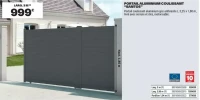 PORTAIL ALUMINIUM COULISSANT “SANTOS”