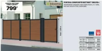 PORTAIL COMPOSITE BATTANT "DELFIS"
