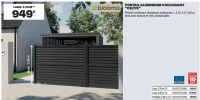PORTAIL ALUMINIUM COULISSANT "CELTIS"