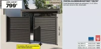 PORTAIL ALUMINIUM BATTANT "CELTIS"