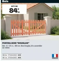 PORTAIL BOIS "DOUGLAS"