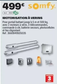 MOTORISATION À VERINS