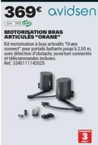 MOTORISATION BRAS ARTICULÉS "ORANE"