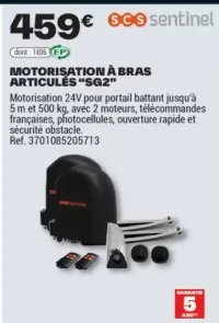 MOTORISATION À BRAS ARTICULÉS "SG2"