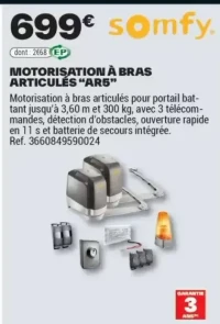 MOTORISATION À BRAS ARTICULÉS "AR5"
