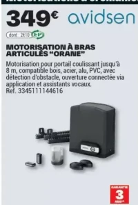 MOTORISATION À BRAS ARTICULÉS "ORANE"