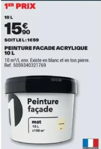 peinture facade acrylique