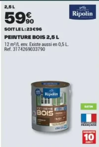 PEINTURE BOIS 2,5 L