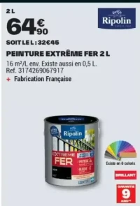 PEINTURE EXTRÊME FER 2 L