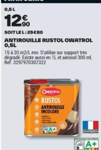 ANTIROUILLE RUSTOL OWATROL 0,5L