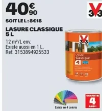 LASURE CLASSIQUE 5 L