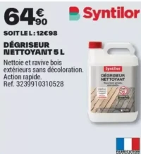 DÉGRISEUR NETTOYANT 5 L