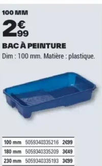 BAC À PEINTURE