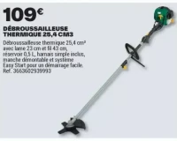 DÉBROUSSAILLEUSE THERMIQUE 25,4 CM3