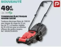 TONDEUSE ÉLECTRIQUE 1000W 32CM