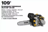 ÉLAGUEUSE THERMIQUE 25,4 CM3 25 CM