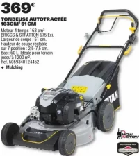 TONDEUSE AUTOTRACTÉE 163CM³ 51 CM