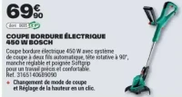 COUPE BORDURE ÉLECTRIQUE 450 W BOSCH