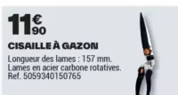 CISAILLE À GAZON