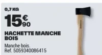 HACHETTE MANCHE BOIS