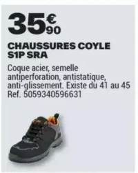 CHAUSSURES COYLE S1P SRA