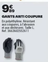 GANTS ANTI COUPURE