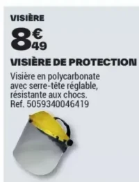 VISIÈRE DE PROTECTION
