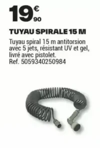 TUYAU SPIRALE 15 M