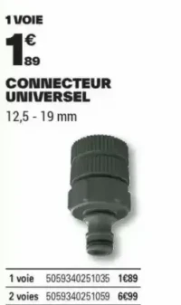 CONNECTEUR UNIVERSEL