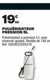 PULVÉRISATEUR PRESSION 5L