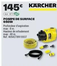 POMPE DE SURFACE 650W