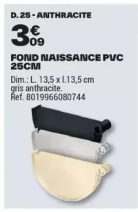 FOND NAISSANCE PVC 25CM