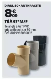 TÉ À 67° M/F