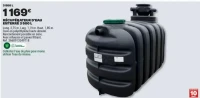 RÉCUPÉRATEUR D'EAU ENTERRÉ 3 500 L