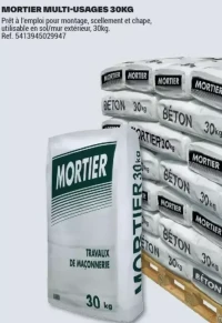MORTIER MULTI-USAGES 30KG