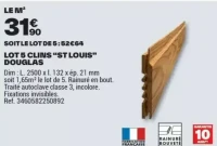 LOT 5 CLINS “ST LOUIS” DOUGLAS