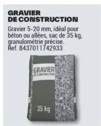 Gravier de construction
