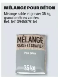 Mélange pour béton