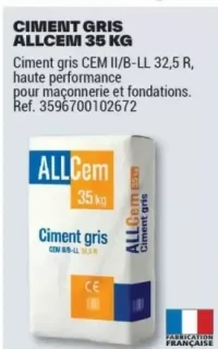 CIMENT GRIS ALLCEM 35 KG