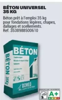 BÉTON UNIVERSEL 35 KG